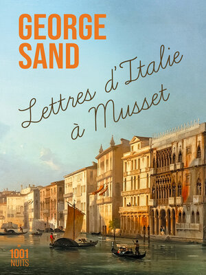 cover image of Lettres d'Italie à Musset